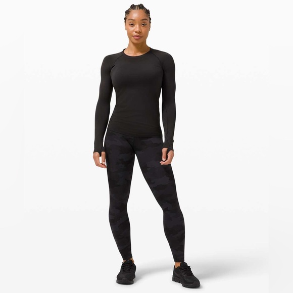 lululemon athletica Pants - Lululemon Wunder Train High-Rise Tight 31" in Heritage 365 Camo Deep Coal Size 6